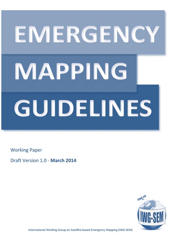 IWG-SEM Emergency Mapping Guidelines
