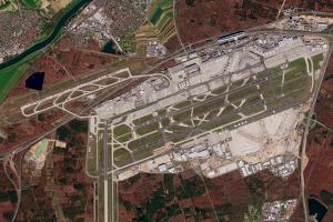 Normally busy, Frankfurt airport stands still amid the COVID-19 crisis. The image was captured by the Copernicus Sentinel-2 mission on 30 March 2020. Image: contains modified Copernicus Sentinel data (2020), processed by ESA. Normally busy, Frankfurt airport stands still amid the COVID-19 crisis. The image was captured by the Copernicus Sentinel-2 mission on 30 March 2020. Image: contains modified Copernicus Sentinel data (2020), processed by ESA.