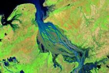 DE Africa satellite image of Betsiboka Estuary in Madagascar. Image: DE Africa