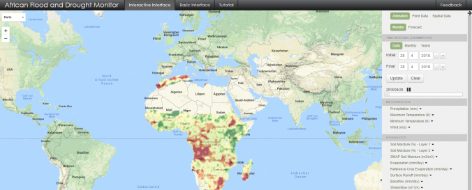 African Flood And Drought Monitor Afdm Un Spider Knowledge Portal