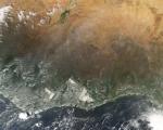 West Africa seen from space by NASA's Aqua satellite