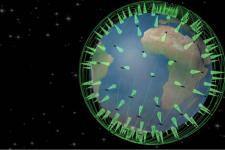 FireSat will consist of a network of more than 200 thermal infrared imaging sensors loaded in a network of satellites to detect wildfires (Imagery: Quadra Pi R2E).