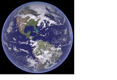 satellite image of the Earth