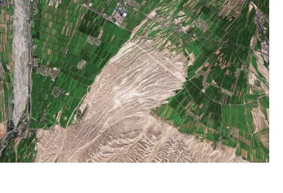 Xinjiang, China, seen from Space