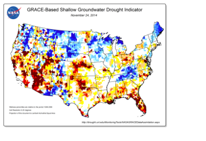 Groundwater Percentile Map
