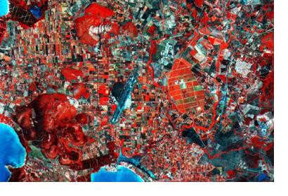 Image captured by Sentinel-2A satellite on the vegetation of Northwest Sardinia, Italy (Source: ESA)