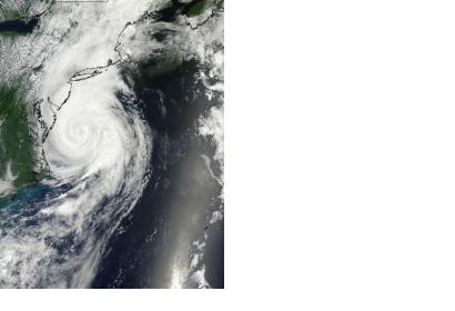 Hurricane Arthur captured by NASA on 4 July.