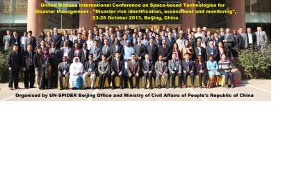 Participants of the UN-SPIDER Beijing Conference on Disaster Risk Identification