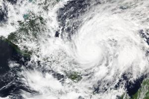 Hurricane Eta on 2 November 2020. Image: NASA WorldView. Hurricane Eta on 2 November 2020. Image: NASA WorldView.