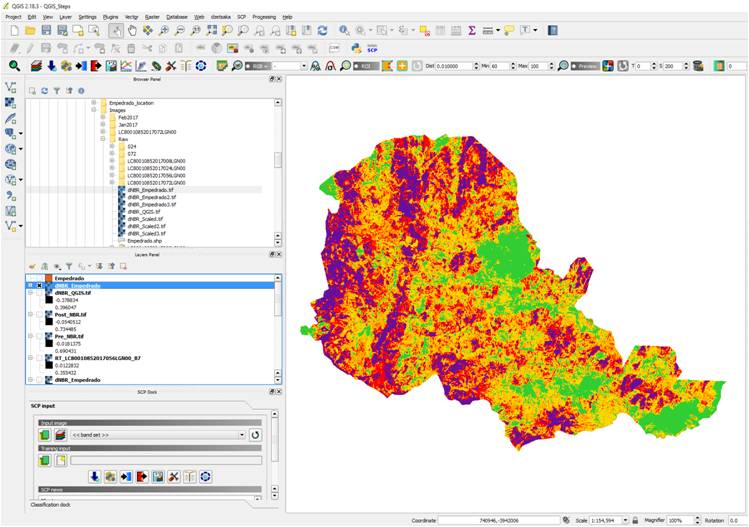 Burn severity mapping