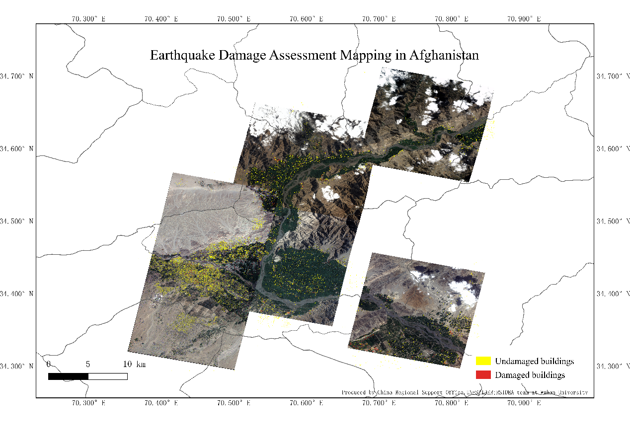 Figure 2: Earthquake Damage Assessment Mapping in Afghanistan