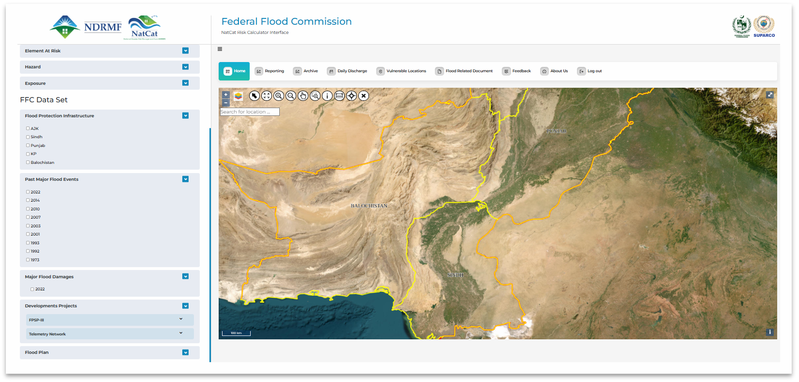 Figure 4: DRR Interface for FFC