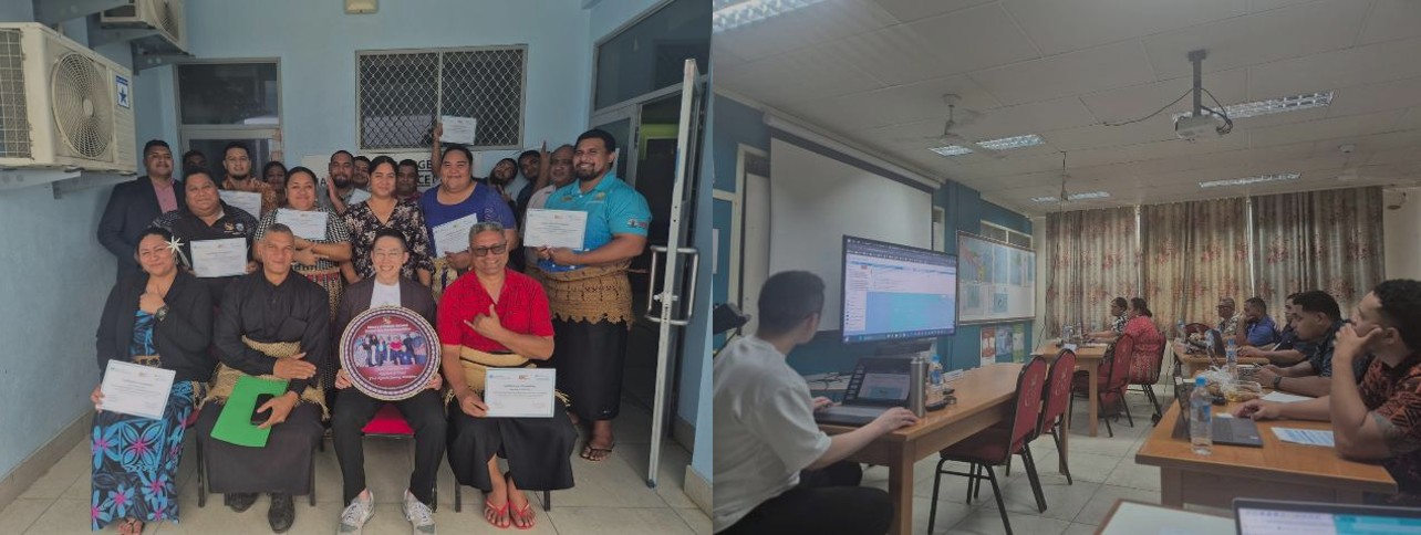 First Remote Sensing and GIS workshop in Tonga