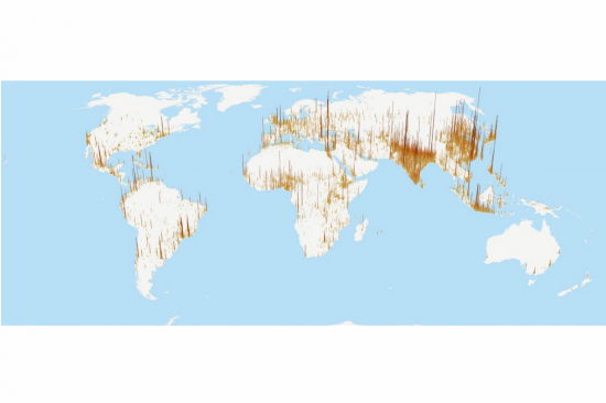 Global Population Map Global Population Map