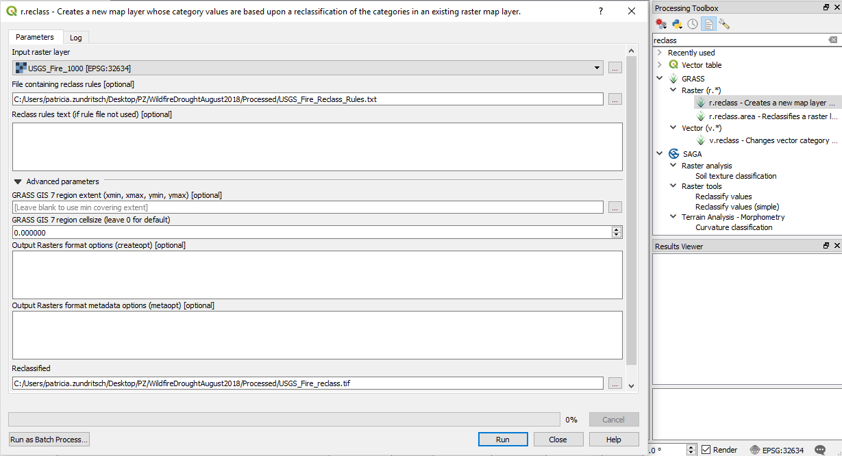 QGIS r.reclass function to attribute a class to groups of values