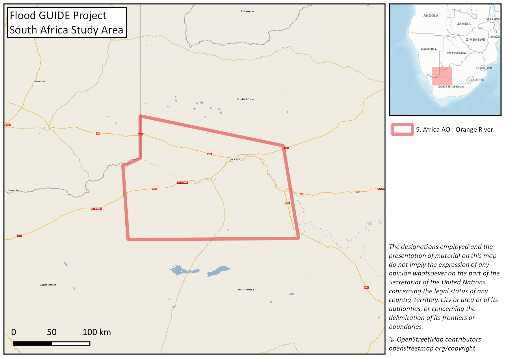 Flood GUIDE South Africa Study Area