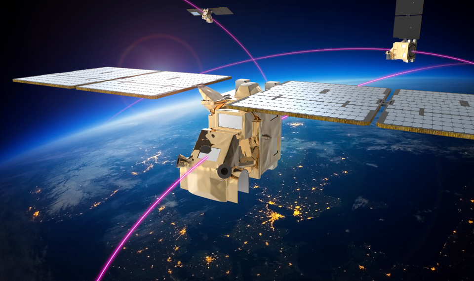 Artistic rendition of the Arctic Weather Satellite constellation. Image: OHB Sweden.