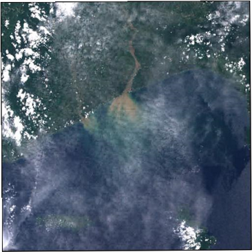 Philippines on August 25, 2022. Image: Sentinel 2A (The International Charter Space and Major Disasters) Philippines on August 25, 2022. Image: Sentinel 2A (The International Charter Space and Major Disasters)