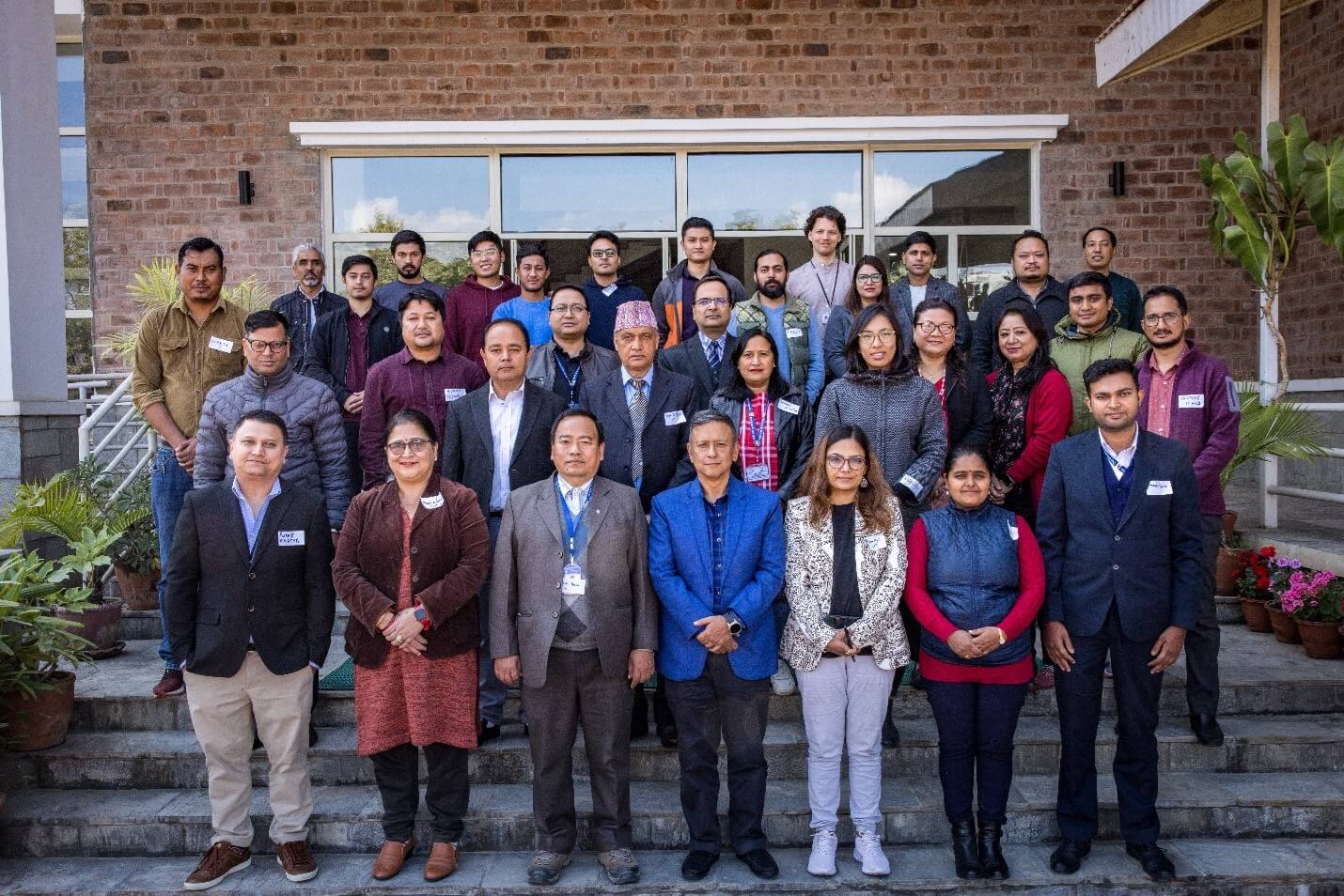partners and relevant stakeholders working on landslide studies and disaster risk reduction in Nepal joined NASA GSFC officials