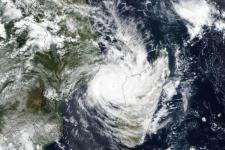 The Visible Infrared Imaging Radiometer Suite (VIIRS) on the Suomi NPP satellite acquired this image of the cyclone on March 11, 2019, as it spun across the Mozambique Channel. Image: NASA.