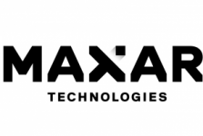 Maxar logo. Maxar logo.