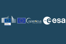 European Commission and European Space Agency logos. European Commission and European Space Agency logos.