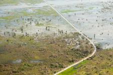 Areas flooded and damaged following cyclone Idai, northwest of Beira. Image: European Union/Christian Jepsen.