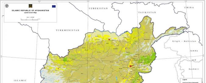 Land Cover Afghanistan Fao Un Spider Knowledge Portal