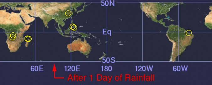 Screenshot of Landslide Hazard Assessment (NASA-TRMM)