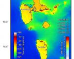 The shaking hazard from the scenario earthquake is limited to Guadeloupe.