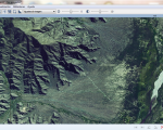 The atlas contains topographic maps and satellite imagery