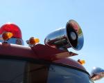 Fire engine truck with warning siren and emergency lights (Image: David R. Tribble)