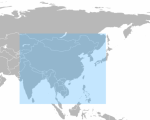 Beidou's coverage now, by 2020 it will expand to worldwide coverage (Image: NASA)
