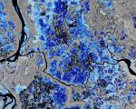 Copernicus Sentinel-1 flood monitoring. 