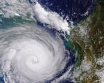 Cyclone Idai west of Madagascar. Image: ESA.