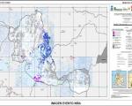 Contraction and expansion of water bodies during La Niña event in Colombia