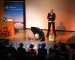 Juan Carlos Villagran of UN-SPIDER at the UN talks.
