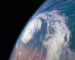 Hurricanes and early warning systems (image Courtesy of NASA)