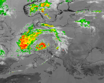 Devastating floods in western Europe ©EUMETSAT 2021