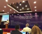UN-SPIDER's programme coordinator, Luc St-Pierre, speaking at the international workshop