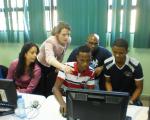 UN-SPIDER's Remote Sensing expert Antje Hecheltjen during a training session.