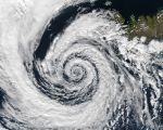 Cyclone Roanu batters India and Bangladesh. Image courtesy of Jacques Descloitres, MODIS Rapid Response Team, NASA/GSFC