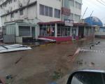 Damage from Cyclone Gombe in Mozambique