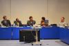 Signing ceremony between UNOOSA and ICIMOD on 12 February 2013.