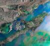 Iran’s Qeshm Island seen from space by ESA's Envisat satellite.