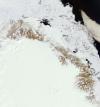 Greenland's ice sheet captured by a satellite