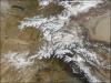 Satellite image of the Himalayan region