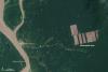 Deforestation in Peru detected by Landsat 8 in August 2013.