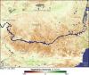 satellite image shows impacts of drought on vegeration in romania