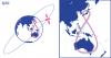 The orbit of the Quasi-Zenith Satellite above Japan